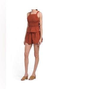 Free People 2 piece shorts set